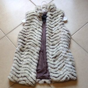 Faux Fur Vest - ONLY WORN ONCE!